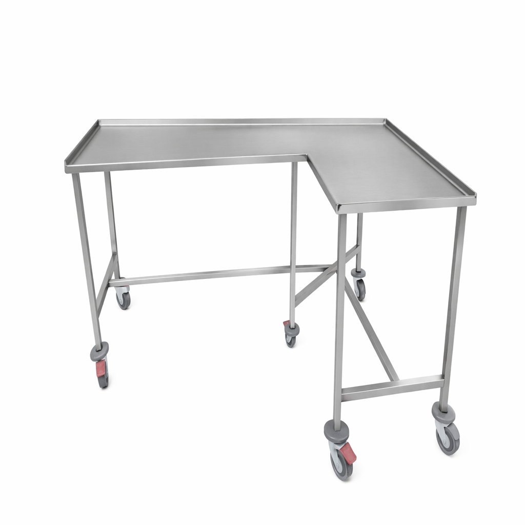 Mesa quirúrgica en forma de L