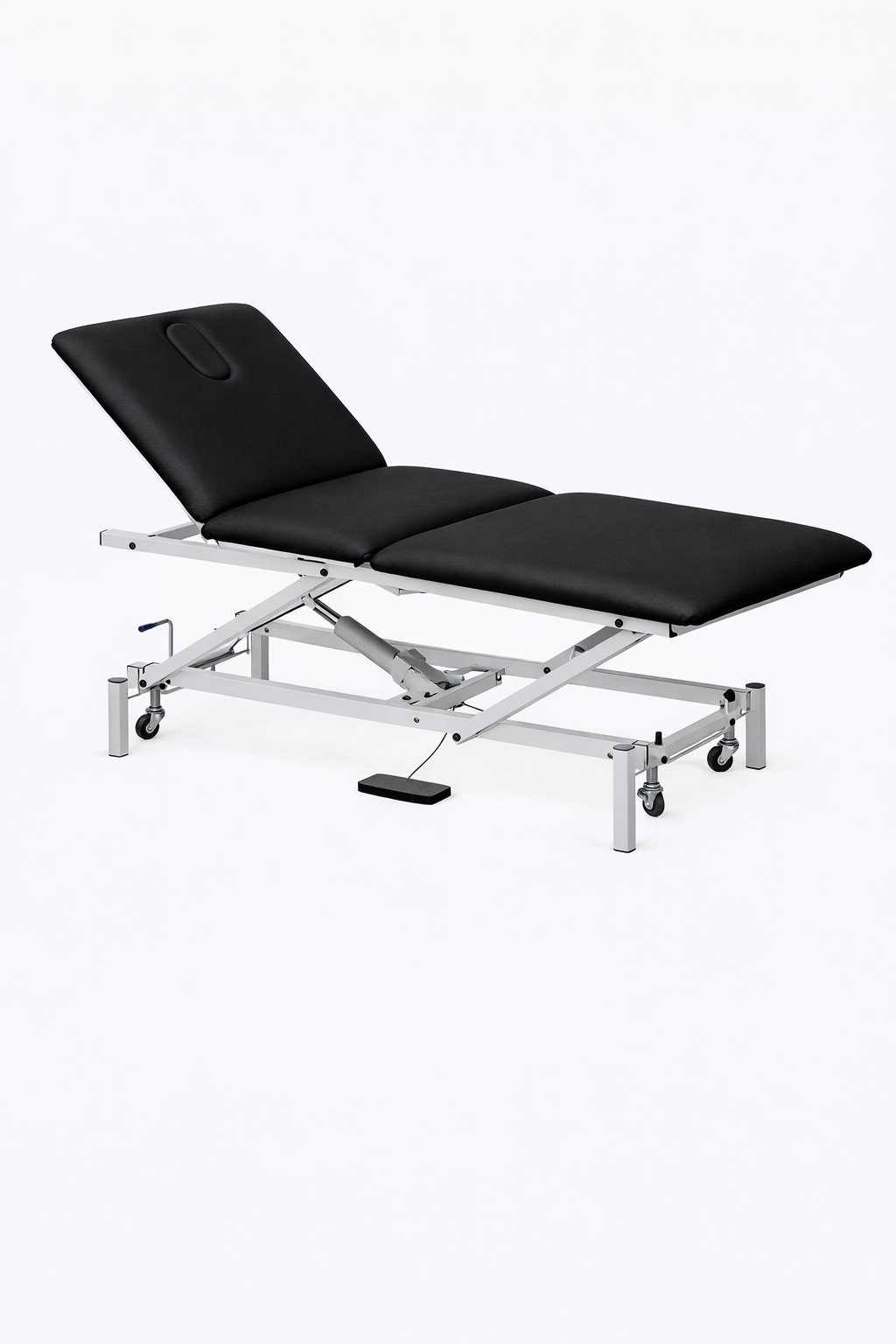 Camilla eléctrica con cabezal multiposición, 3 secciones