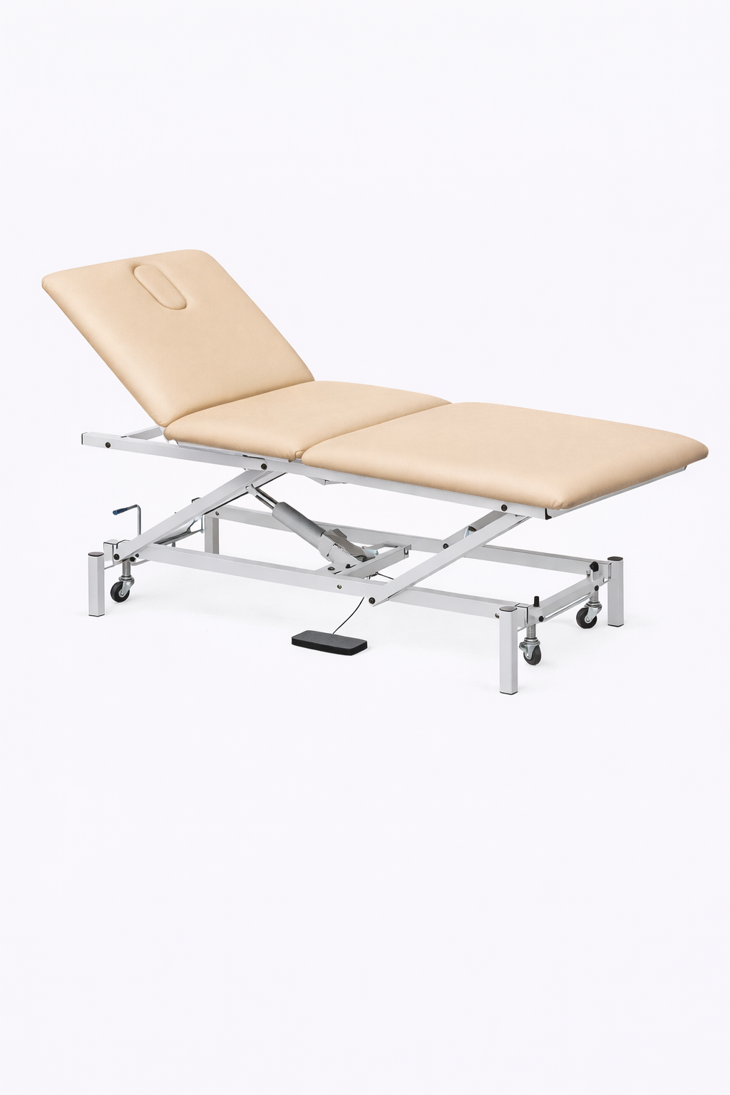 Camilla eléctrica con cabezal multiposición, 3 secciones