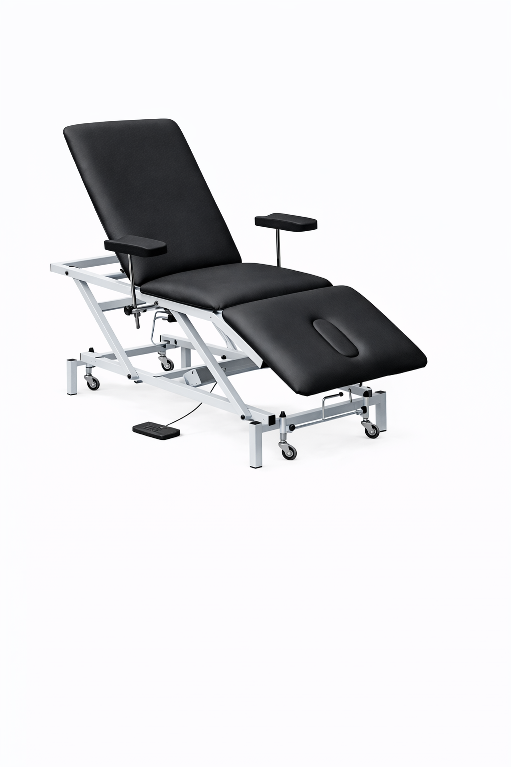 Camilla eléctrica para de 3 secciones con apoyabrazos poliuretano