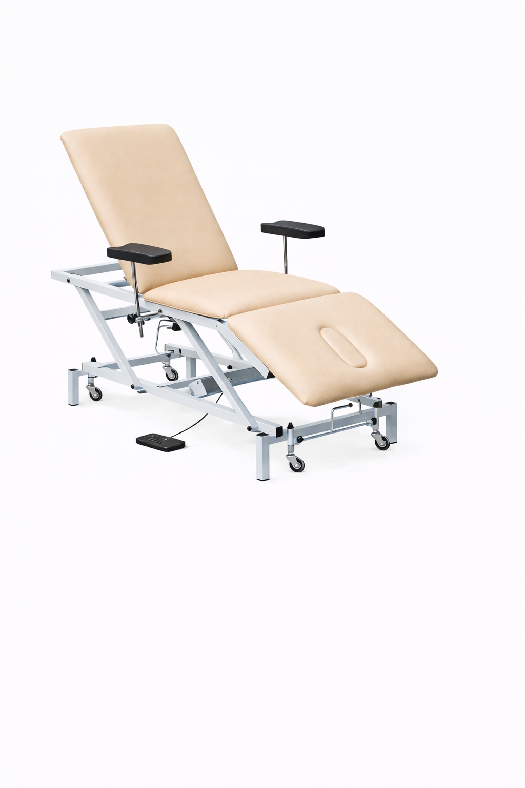 Camilla eléctrica para de 3 secciones con apoyabrazos poliuretano