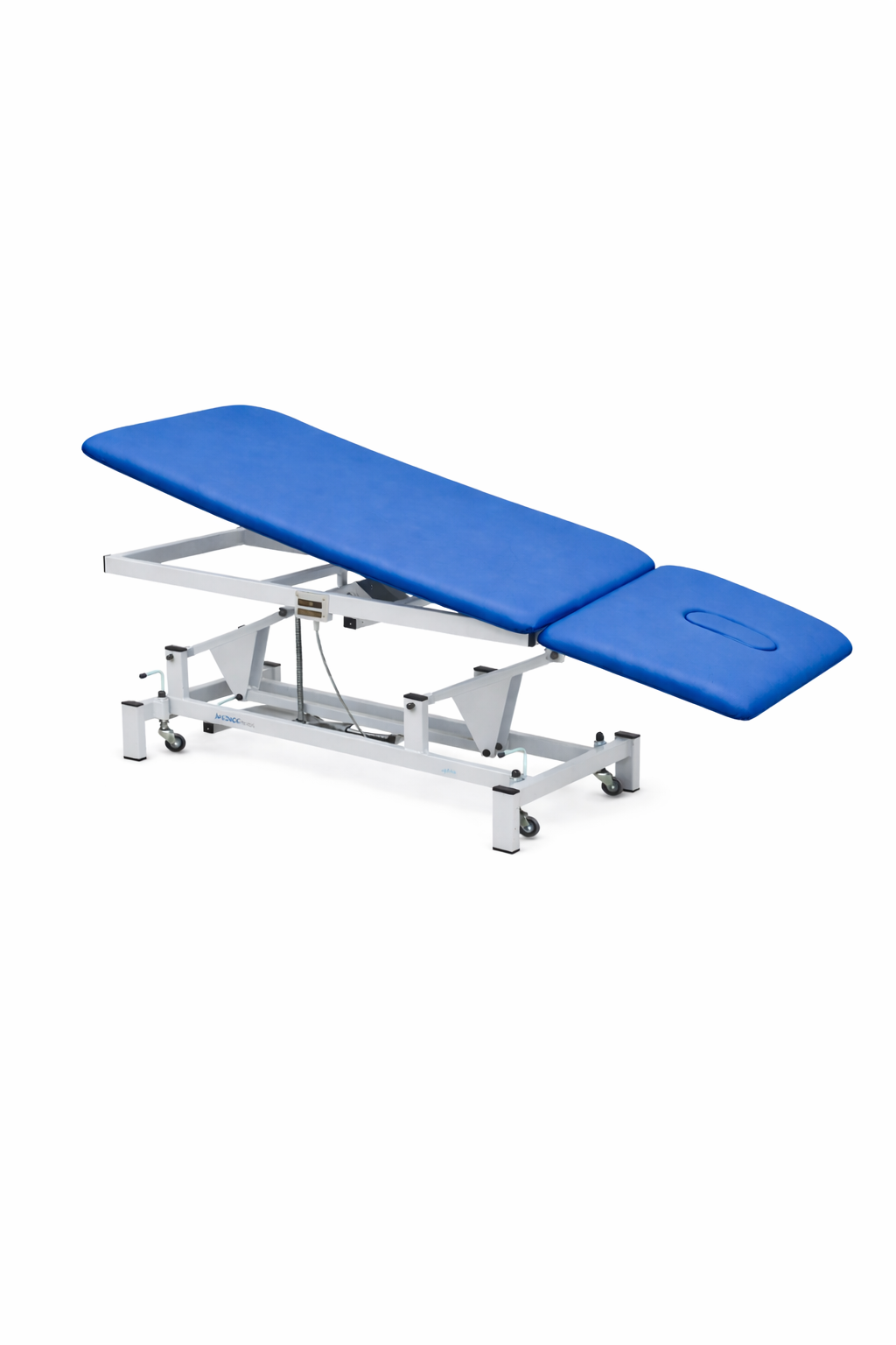 Camilla eléctrica con sistema periférico, con 2 secciones y dos motores