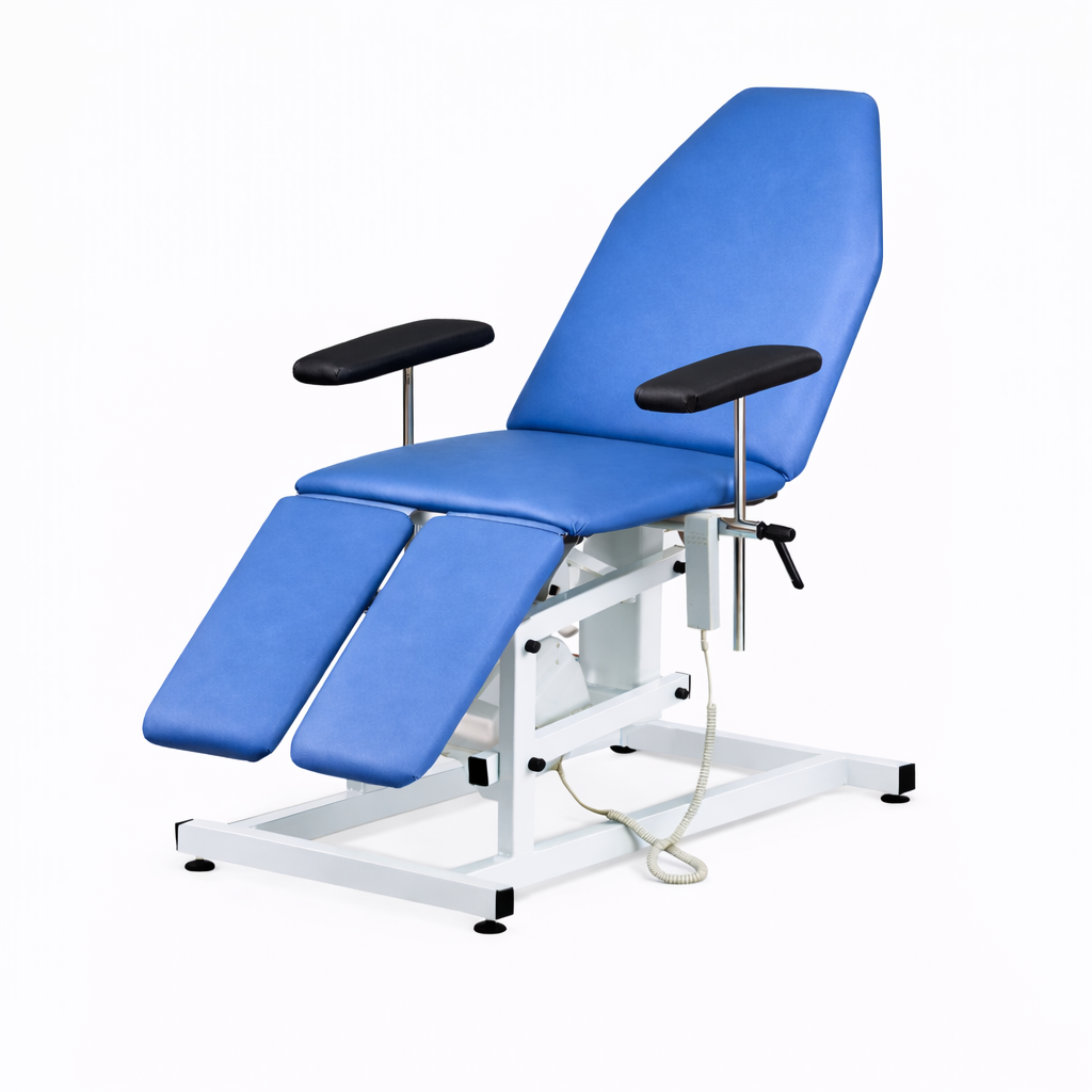 Sillón eléctrico 4 secciones regulable altura mando manual
