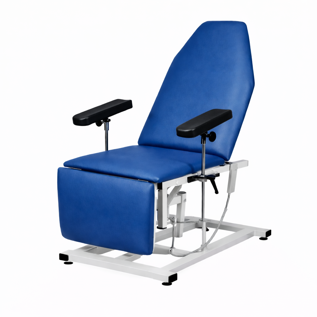 Sillón extracción sangre eléctrico mando Trendelenburg