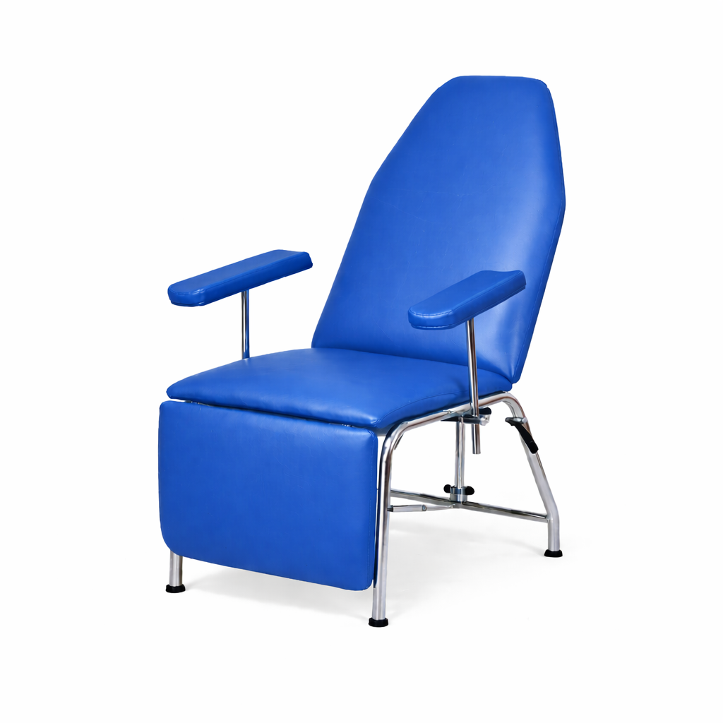 Sillón tratamientos acero cromado espuma alta densidad