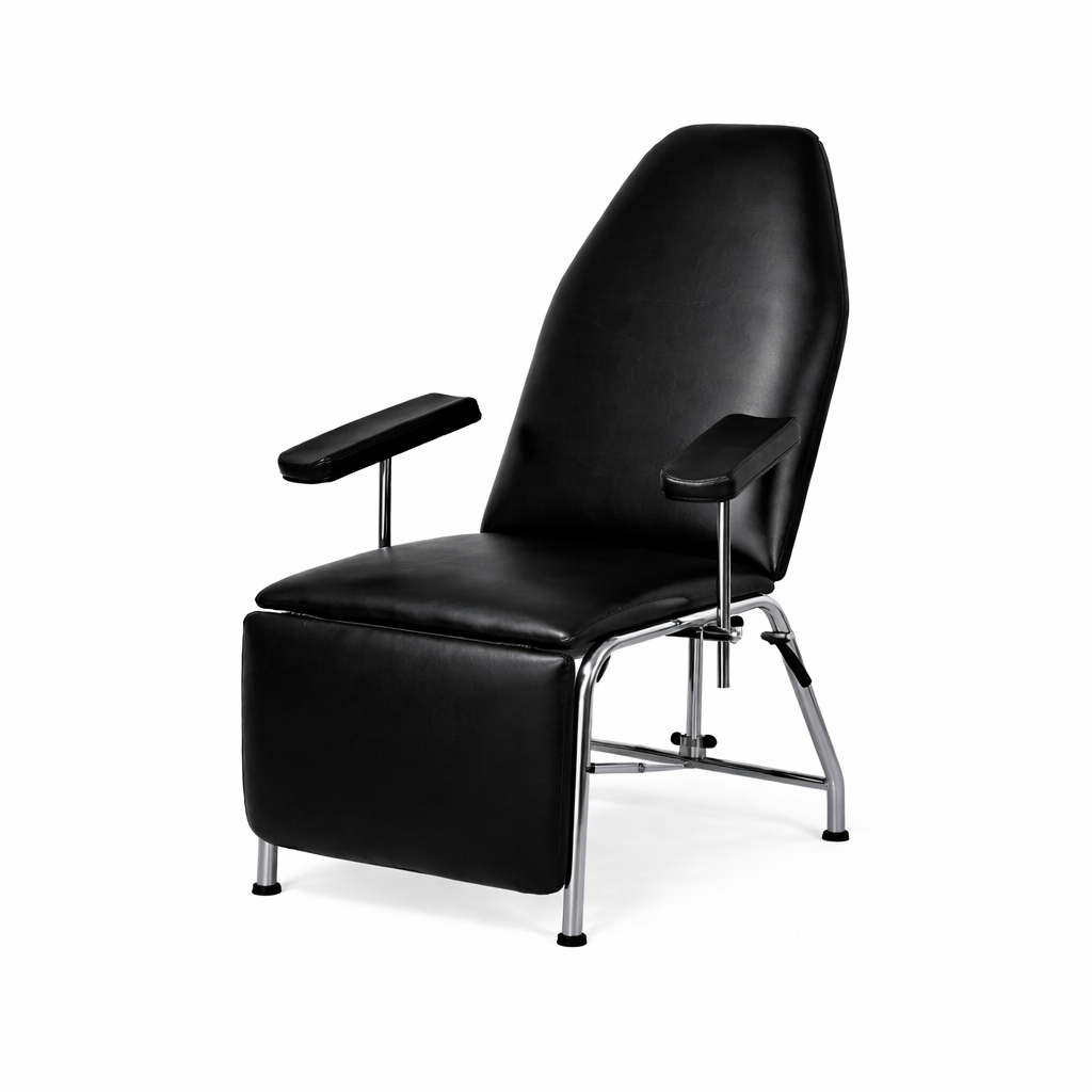 Sillón de extracción de sangre con regulación hasta posición horizontal