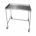 Mesa riñonera de acero inoxidable