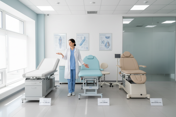 Cómo elegir la camilla médica ideal para tu consulta