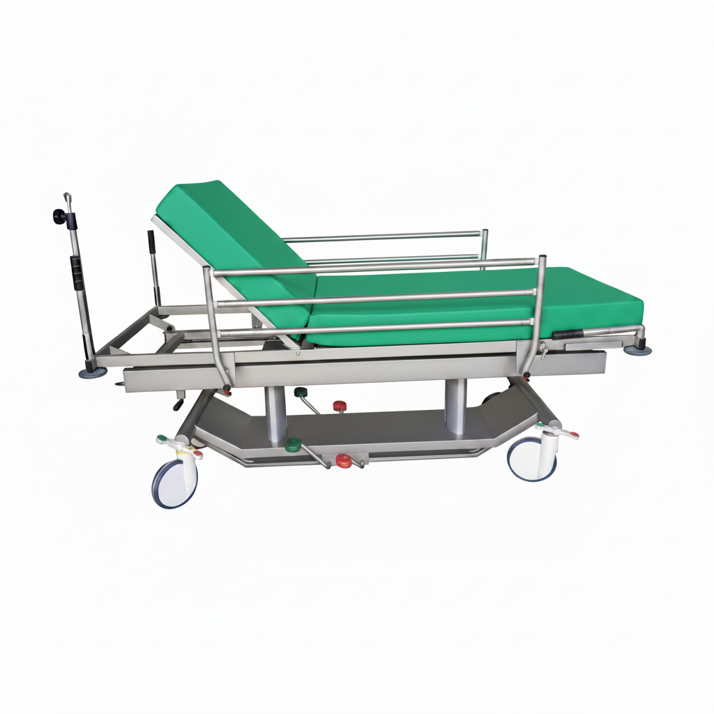Camilla Transfer con Elevación Hidráulica para Uso Hospitalario – MobiliarioSanitario.com