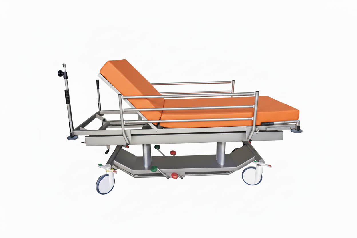 Camilla Transfer con Elevación Hidráulica para Uso Hospitalario – MobiliarioSanitario.com