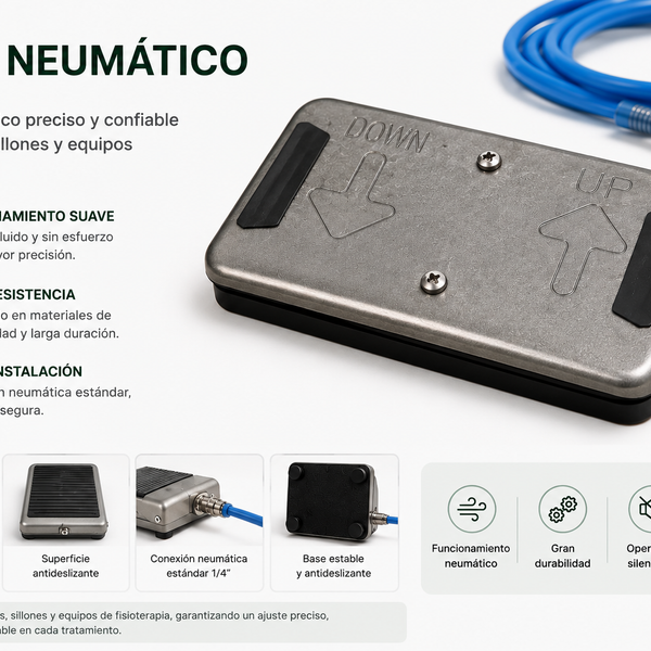 Pedal Neumático de Recambio para Camillas | Mobiliario Sanitario Proexel