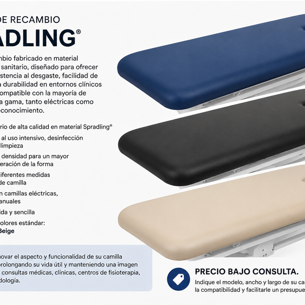 Retapizado camilla R815/60 | Mobiliario Sanitario Proexel